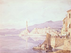 Le port de Gênes, 1835 - Carl Wilhelm Goetzloff