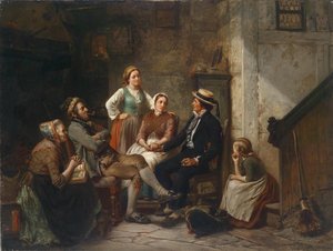 Retour du jeune marin - Carl Wilhelm Huebner