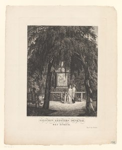 Monument pour Salomon Gessner près de Zurich
