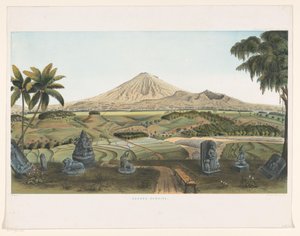 Volcan Sumbing à Java - Carl Wilhelm Mieling (possibly)