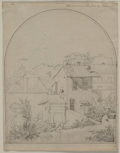Vue de Ma Fenêtre à Rome, c. 1817