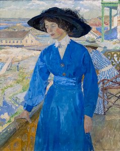 Fille en bleu