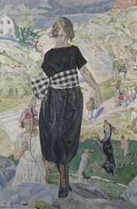 Chien sautant, 1920 - Carl Wilhelm Wilhelmson