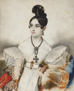 Apollonia Apollinaria Mikhailovna Vielgorskaya 1818-1887, 1830s - Carl von Hampeln