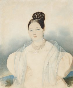 Portrait de la comtesse Ekaterina Alexandrovna Zubova, née Obolenskaya 1811-1843, années 1830
