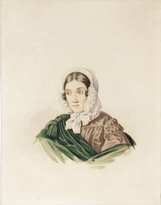 Portrait de Tatiana Petrovna Lvova 1789-1848, née Poltoratskaya, années 1830