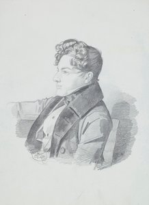 Portrait de Vasily Viktorovich Kochubey 1812-1850, vers 1832 - Carl von Hampeln