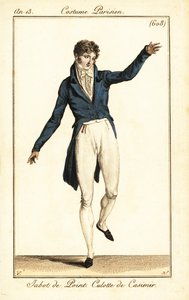 Dandy dansant à un bal, Paris
