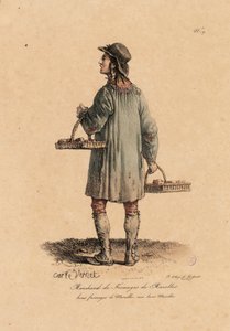 Un marchand de fromage des Marolles de 