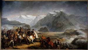 Général Napoléon Bonaparte (1769-1821) à la bataille de Rivoli - Carle Vernet