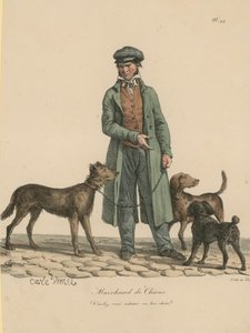 Marchand de chiens - Carle Vernet
