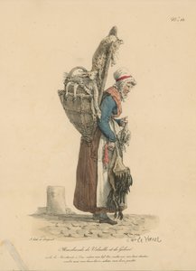 Marchande de volaille et de gibier - Carle Vernet