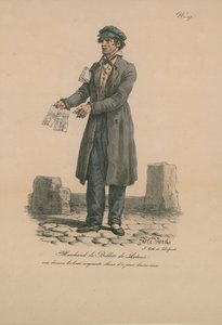 Marchands de billets de loterie - Carle Vernet