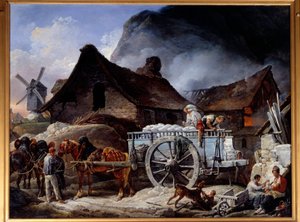 Four à plâtre à Montmartre - Carle Vernet