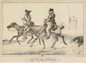 Scènes de la vie quotidienne, Routes et Chemins : Route de Poissy - Carle Vernet