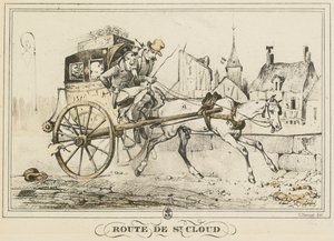 Scènes de la vie quotidienne, routes et chemins : Route de Saint-Cloud