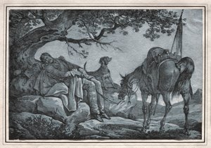 Le soldat endormi - Carle Vernet