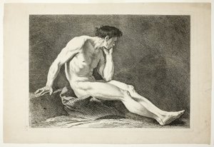 Figure, from Six Figures Académiques - Carle van Loo