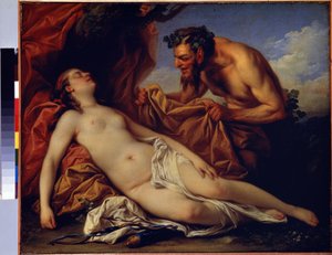 Jupiter et Antiope - Carle van Loo