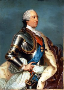Portrait de Louis XV (1710 - 1774). Peinture de Carle Van Loo (1705 - 1765).