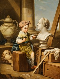 Les quatre arts - Sculpture - Carle van Loo