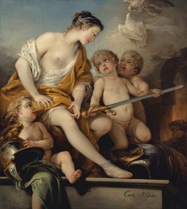 Vénus et Cupidons avec les armes de Mars, vers 1743