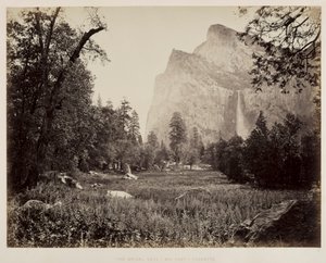 Voile de la mariée, Yosemite, c. 1865-1866 - Carleton E. Watkins