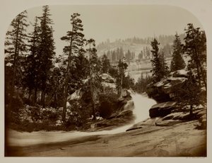 Cascade, chutes de Nevada, Yosemite, Californie - Carleton E. Watkins