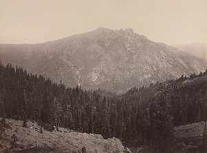 Davoncastle Butte, Sierra Nevada, c. 1866-1870 - Carleton E. Watkins
