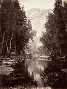 Eagle Point, 4 000 pieds, Yosemite, ca. 1872, imprimé ca. 1876 - Carleton E. Watkins.