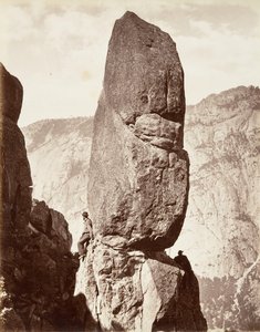 Magic Tower, Yosemite, vers 1872, imprimé vers 1876 - Carleton E. Watkins.