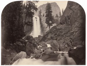 Piwyac, Chute Vernal, 300 pieds, Yosemite - Carleton E. Watkins