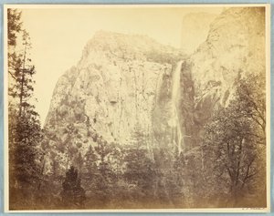 Pohono, Voile de la Mariée, Yosemite - Carleton E. Watkins