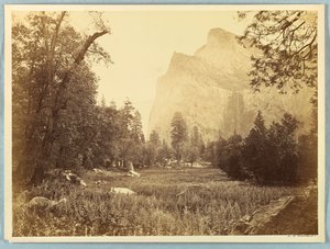 Pohono, Voile de la Mariée, Yosemite - Carleton E. Watkins