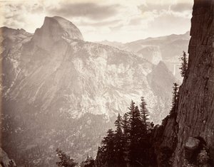 Dôme sud, 6 000 pieds, vers 1872, imprimé vers 1876 - Carleton E. Watkins.