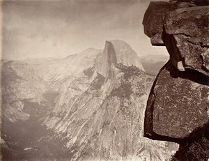 Dôme sud, Yosemite - Carleton E. Watkins.