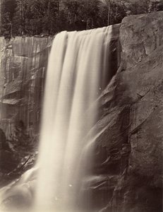 Chutes Vernal, 350 pieds, Yosemite, vers 1872, imprimé vers 1876 - Carleton E. Watkins.