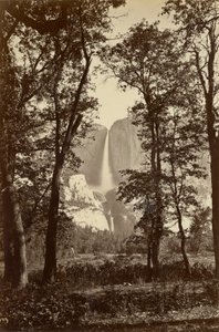 Chutes de Yosemite, 2634 pieds - Carleton E. Watkins