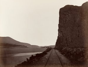 Cap Horn près de Celilo, 1867 - Carleton Emmons Watkins