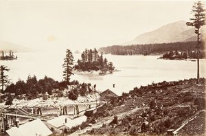 Îles dans les Cascades Supérieures, Oregon - Carleton Emmons Watkins