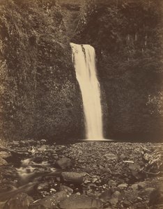 Chutes inférieures de Multnomah, fleuve Columbia, 1867 (photo)