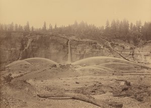 Malakoff Diggins, North Bloomfield, comté de Nevada, 1871 - Carleton Emmons Watkins