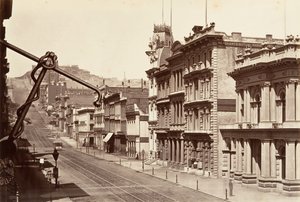 Côté nord de California Street, 1864, imprimé vers 1876 - Carleton Emmons Watkins