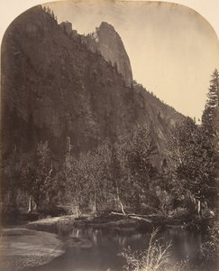 Vue de la rivière, Sentinel, 3270 pieds, 1861 - Carleton Emmons Watkins