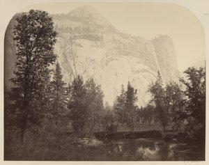 Vue fluviale des Arches Royales, Yosemite - Carleton E. Watkins