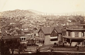 San Francisco, depuis Rincon Hill, 1864, imprimé ca. 1876 - Carleton Emmons Watkins