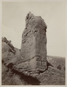 Rocher Sentinel, Echo Canyon, Utah, 1873-74 - Carleton E. Watkins