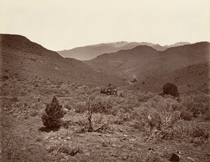 Route du tunnel de Sutro vers Virginia City