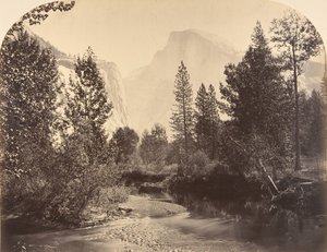 Tasayac, ou le Demi-Dôme, 4967 pieds, 1861 - Carleton Emmons Watkins