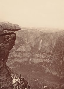 Les chutes du Yosemite, depuis Glacier Point, 1878-1881 (photo) - Carleton Emmons Watkins